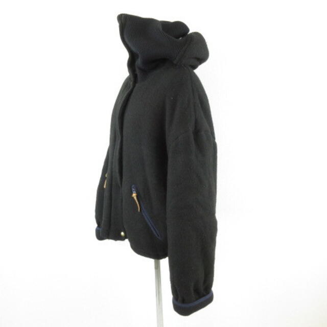 mercibeaucoup(メルシーボークー)のメルシーボークー ボアジャケット ブルゾン 長袖 オーバーサイズ 黒 1 レディースのジャケット/アウター(ブルゾン)の商品写真