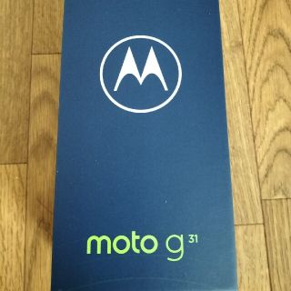 モトローラ(Motorola)のモトローラ スマートフォン moto g31 ミネラルグレー未開封(スマートフォン本体)