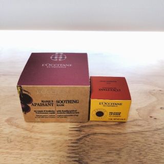 ロクシタン(L'OCCITANE)の【新品未使用2点】ロクシタン　コンフォーティングマスク　スクラブリップ(パック/フェイスマスク)