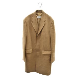 マルタンマルジェラ(Maison Martin Margiela)のMaison Margiela メゾンマルジェラ S50AA0062 DECORTIQUE シングルコート チェスターコート ノッチドラペル キャメル(フライトジャケット)