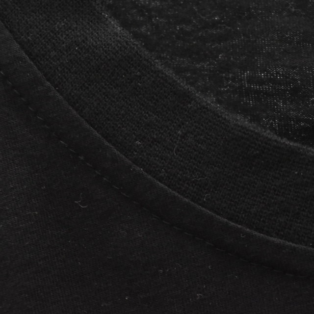 VETEMEMES ヴェトミームス 16SS DAVEL TRAN フロントプリント半袖Tシャツ カットソー ブラック