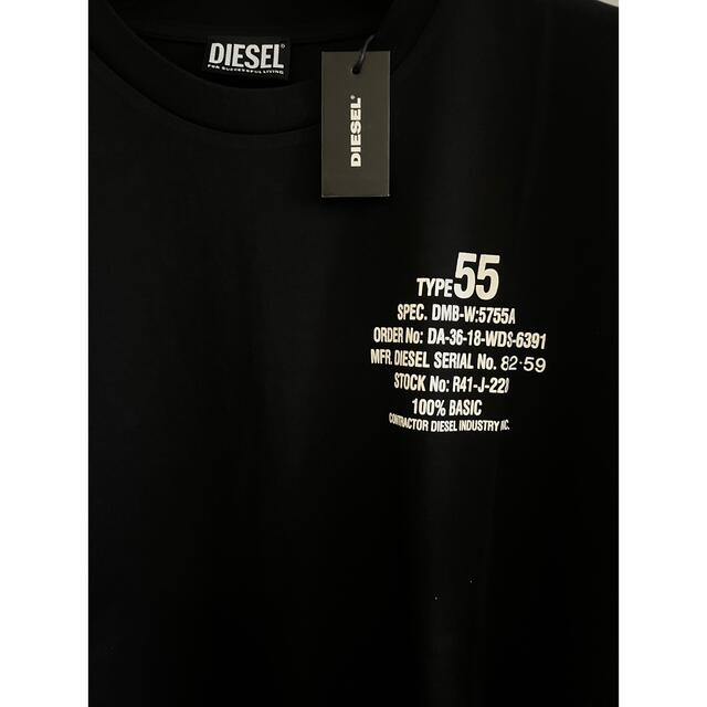 DIESEL(ディーゼル)の新品未使用！　ディーゼル　DIESEL Tシャツ　ブラックXL メンズのトップス(Tシャツ/カットソー(半袖/袖なし))の商品写真