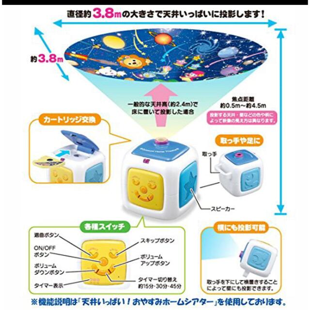 ディズニー　おやすみホームシアター キッズ/ベビー/マタニティのおもちゃ(知育玩具)の商品写真