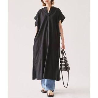 ジャーナルスタンダード(JOURNAL STANDARD)の定価9350円　ロングカフタンTシャツワンピース　ブラック(ロングワンピース/マキシワンピース)