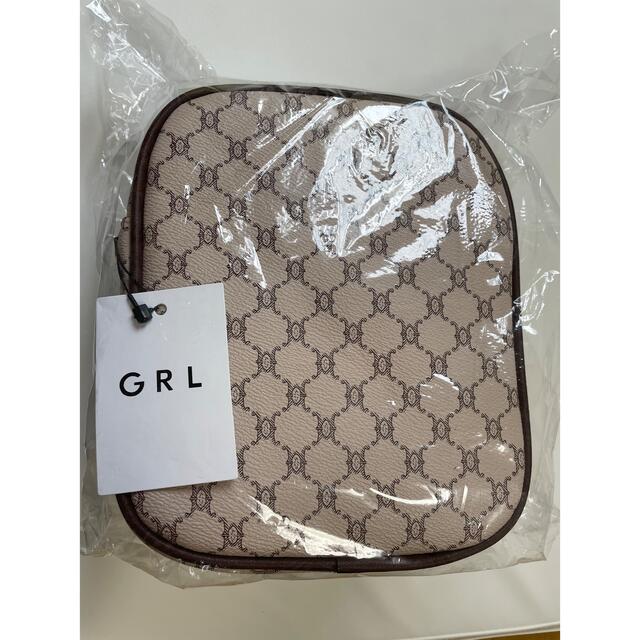 GRL(グレイル)のGRL モノグラム柄レザーショルダーバッグ レディースのバッグ(ショルダーバッグ)の商品写真