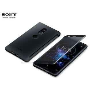 ソニー(SONY)の【ソニー純正】Xperia XZ2用 Style Cover Touch 黒(Androidケース)