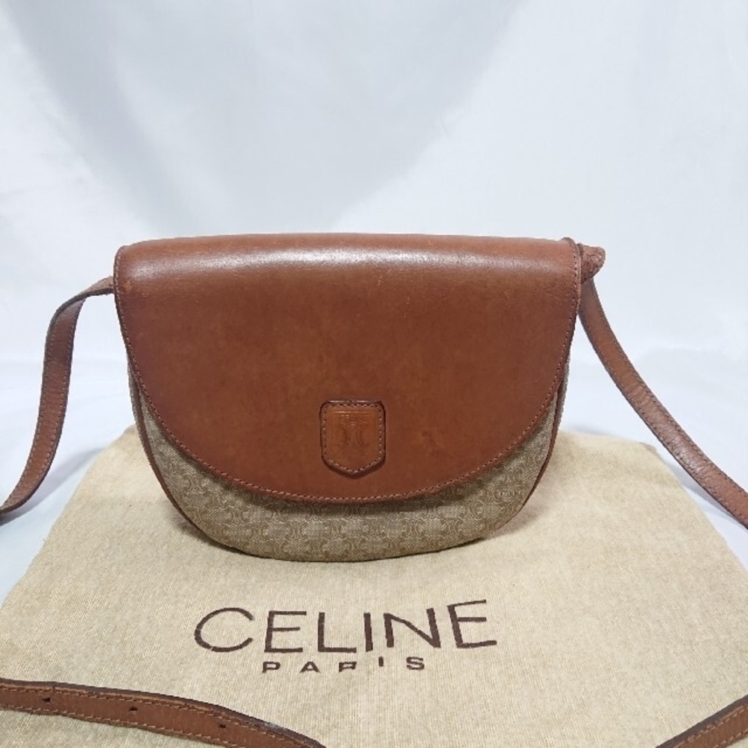 CELINE マカダム柄 ショルダーバッグ ヴィンテージバッグ