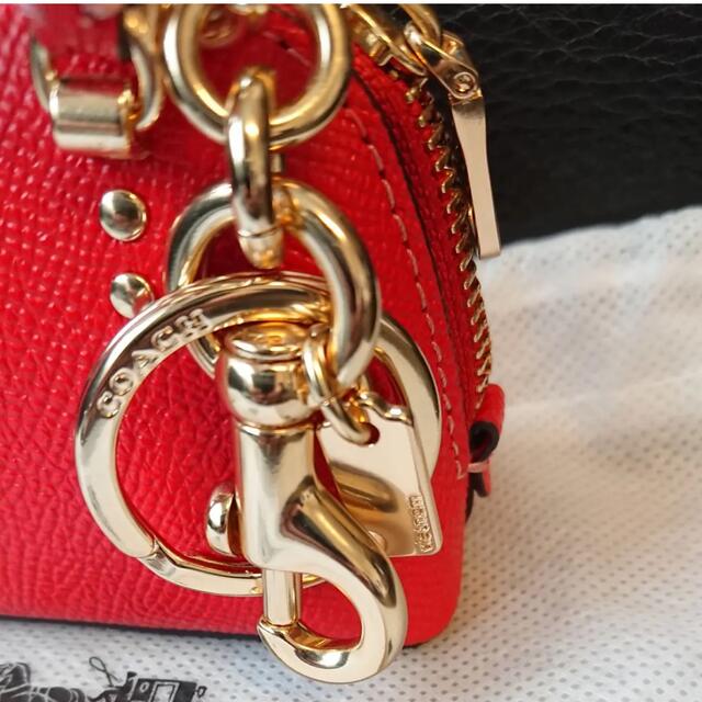 COACH ミニサッチェル バッグチャーム レッド | usturology.ph