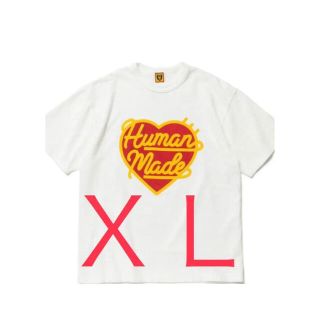 ヒューマンメイド(HUMAN MADE)のHUMAN MADE HEART T-SHIRT Tシャツ XL 白(Tシャツ/カットソー(半袖/袖なし))