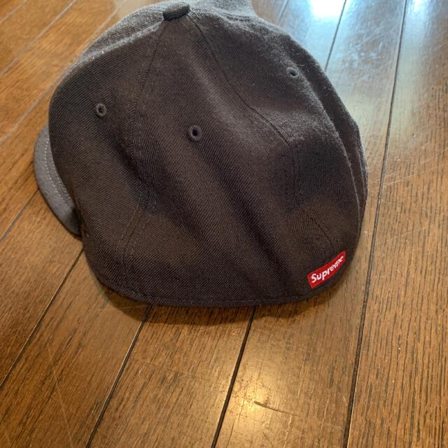 supreme New Era Classic Script Cap　7 5/8