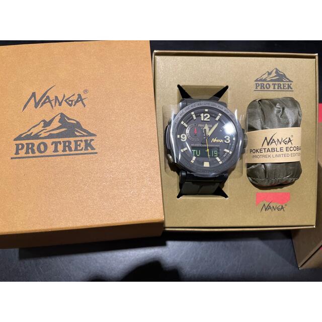 玄関先迄納品 CASIO - NANGAコラボモデル TREK PRO CASIO 腕時計