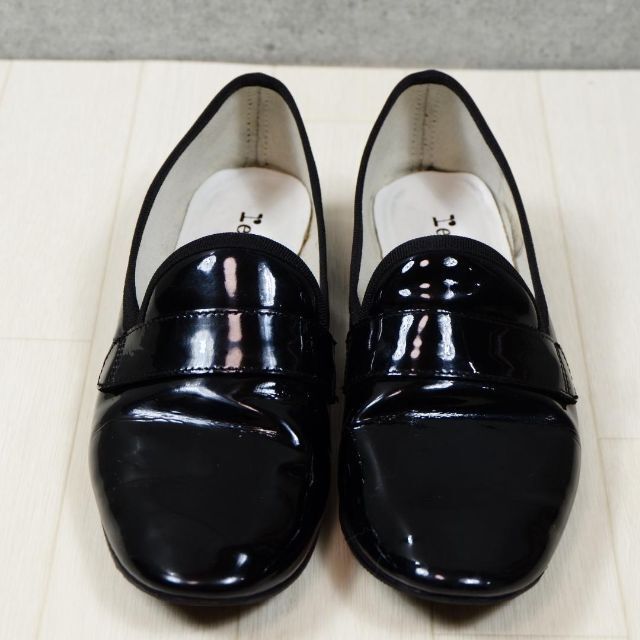 repetto(レペット)のrepetto レペット マイケル エナメルローファー ブラック サイズ38 レディースの靴/シューズ(ローファー/革靴)の商品写真