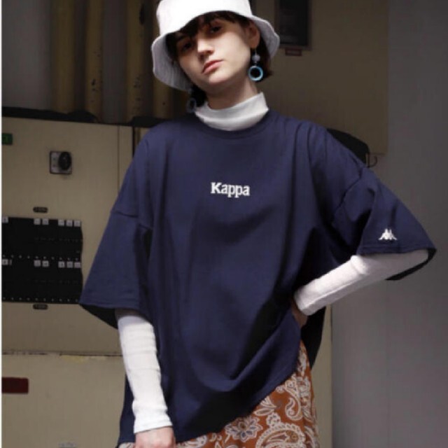 Kappa(カッパ)のKappa カッパEMMA CLOTHES コラボ別注ビッグシルエット メンズのトップス(Tシャツ/カットソー(半袖/袖なし))の商品写真