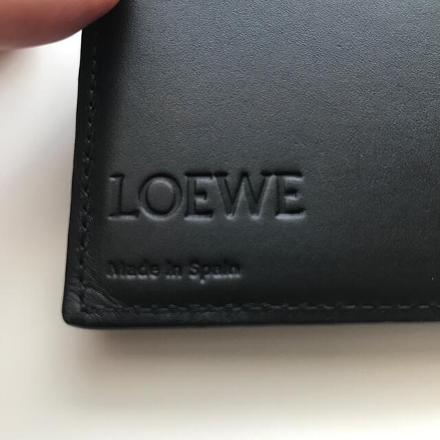 セール人気 LOEWE - ロエベ 財布 トライフォールドウォレット ブラック