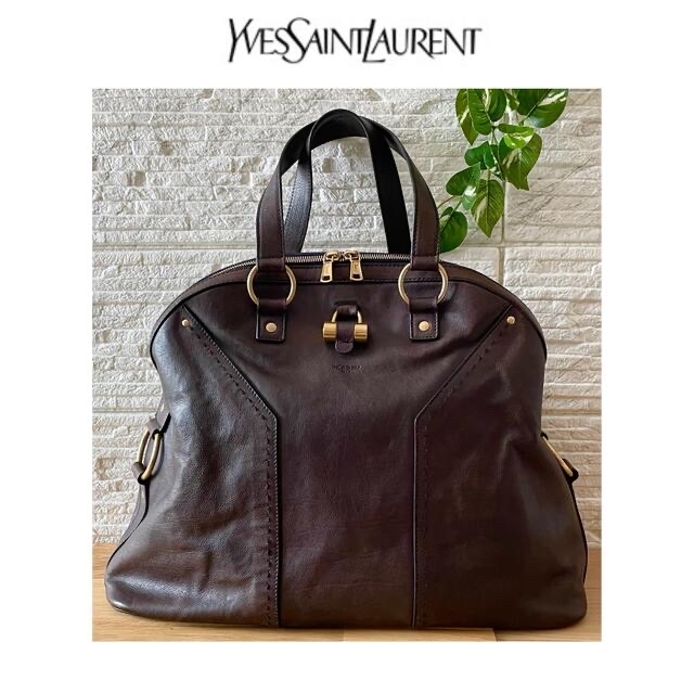 Yves S Lt B - 【美品】イヴサンローラン ミューズ ハンドバッグ
