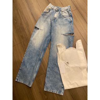 ☆MaisonMargiela☆デニムブラックデニム未使用品 白タグ 38 - library