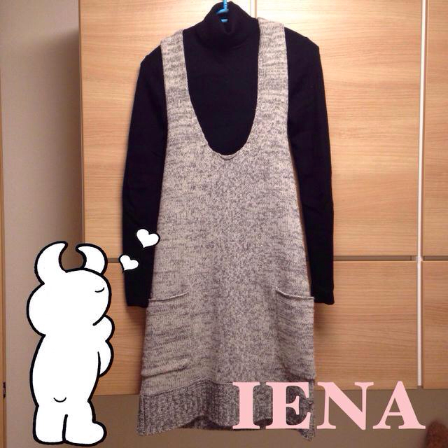 IENA(イエナ)のIENAニットワンピ♡ レディースのワンピース(ひざ丈ワンピース)の商品写真