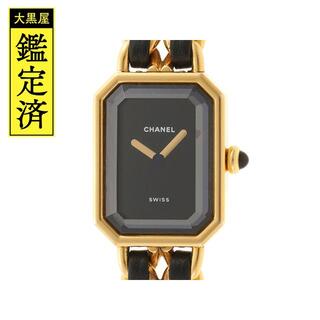 シャネル(CHANEL)のシャネル　プルミエールL　H0001　クオーツ　GP/革　【205】(腕時計)