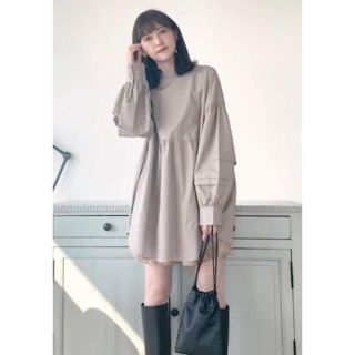 シマムラ(しまむら)の美品　プチプラのあや　dearful ランダムタックブラウス(シャツ/ブラウス(長袖/七分))