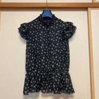 ダブルスタンダードクロージング(DOUBLE STANDARD CLOTHING)のダブルスタンダードクロージング　フリル  ブラウス (シャツ/ブラウス(半袖/袖なし))