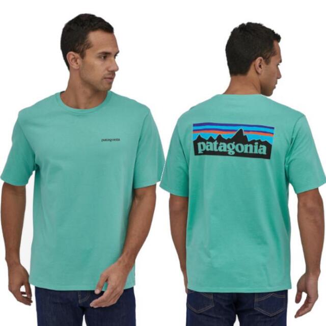 Tシャツ/カットソー(半袖/袖なし)patagonia Tシャツ P-6 Logo Organic グリーン XL
