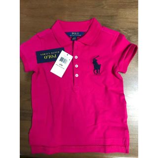 ポロラルフローレン(POLO RALPH LAUREN)の【新品・タグ付き】POLO RALPH LAUREN ポロシャツ　100 ピンク(Tシャツ/カットソー)