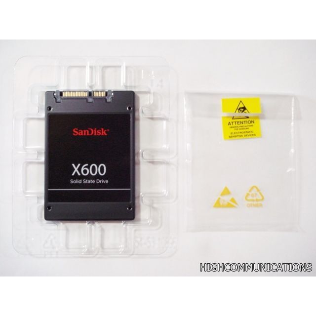 SanDisk(サンディスク)のSanDisk SSD X600 3D NAND 128GB [高速・高耐久品] スマホ/家電/カメラのPC/タブレット(PCパーツ)の商品写真