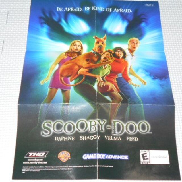 GBA★SCOOBY DOO 海外版 端子清掃済み ポスター付 2