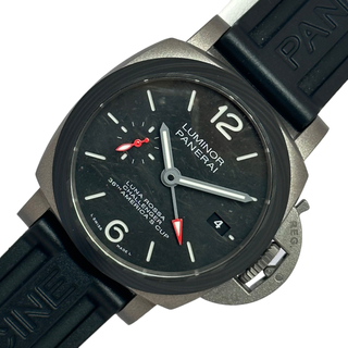 パネライ(PANERAI)のパネライ PANERAI ルミノール ルナ・ロッサ GMT 世界限定250本 W番（2020年製造） PAM01096 チタン/カーボテック 自動巻き メンズ 腕時計(その他)
