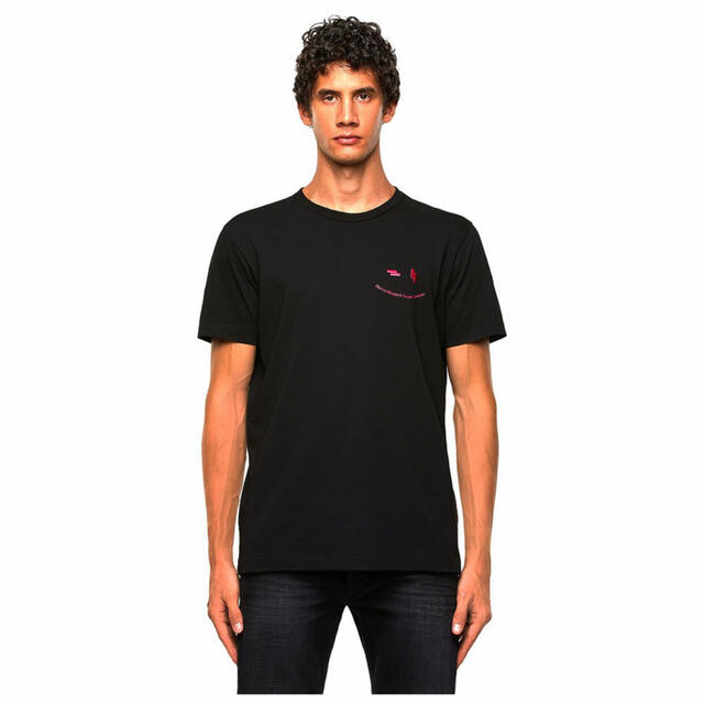 DIESEL Tシャツ T-DIEGOS-N28 T-SHIRT ブラックL