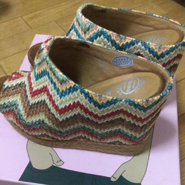 JEFFREY CAMPBELL(ジェフリーキャンベル)のJeffrey Campbell  ウェッジソールサンダル  37 レディースの靴/シューズ(サンダル)の商品写真