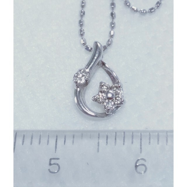 JEWELRY　組曲　K10ホワイトゴールド　ダイヤ0.01ct　5号【432】