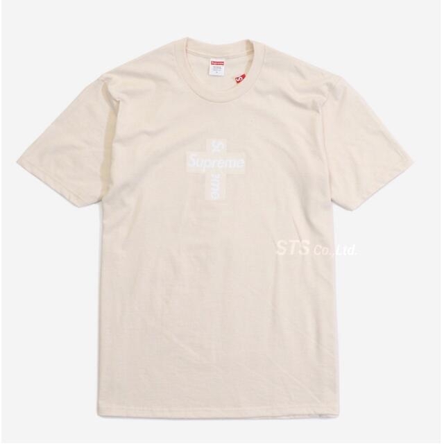 Supreme(シュプリーム)のSupreme Cross Box Logo Tee Natural メンズのトップス(Tシャツ/カットソー(半袖/袖なし))の商品写真