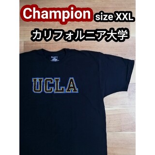 チャンピオン(Champion)のChampion チャンピオン UCLA アメリカ大学物 Tシャツ 黒 XXL(Tシャツ/カットソー(半袖/袖なし))