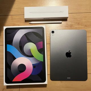 マック(Mac (Apple))のiPad Air4 64GB(第4世代)10.9インチ MYFM2J/A(タブレット)