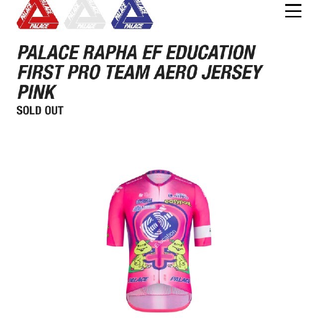 PALACE - PALACE x RAPHA EF PRO TEAM AERO JERSEY Mの通販 by PALACE - PALACE x RAPHA EF PRO TEAM AERO JERSEY Mの通販 by