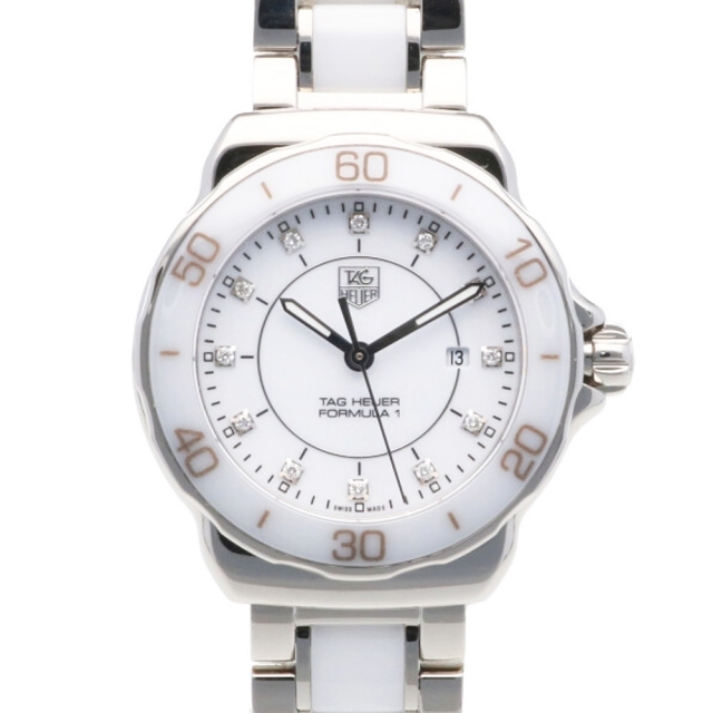 最高級のスーパー Heuer TAG 中古 ステンレススチール 12Pダイヤ 腕時計 フォーミュラ１ HEUER TAG タグホイヤー 腕時計 
