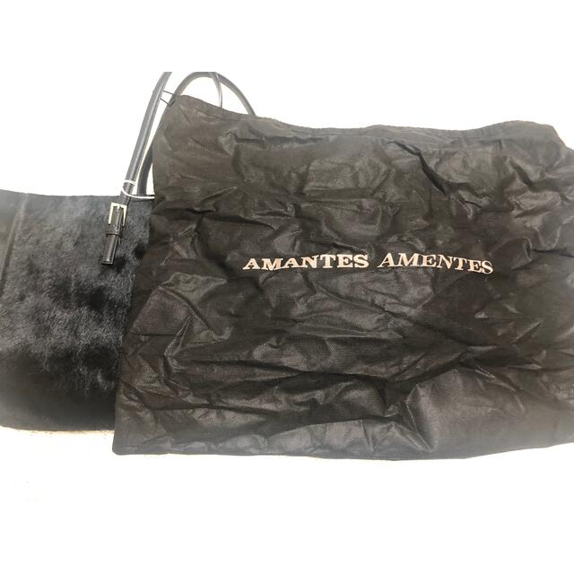 AMANTES AMENTES アマンテスアメンテス ハラコレザートートバッグ