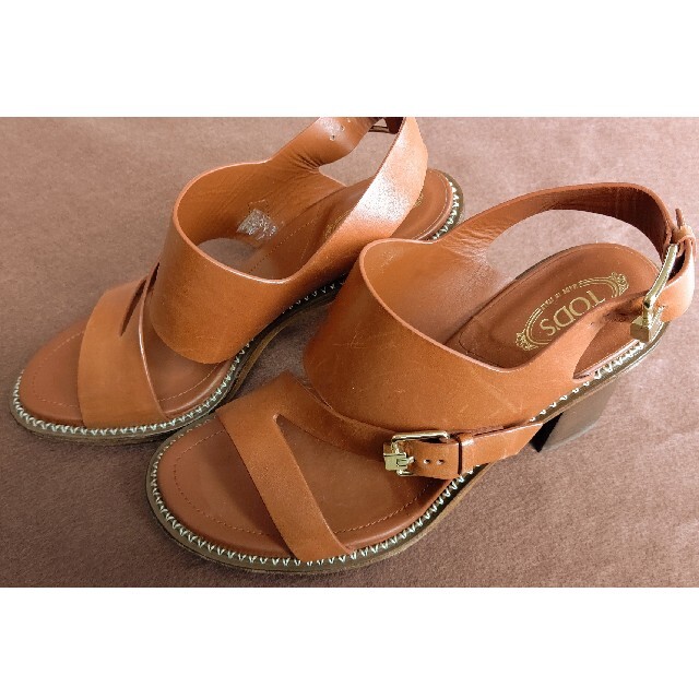 TOD'S - TOD'S レザー サンダル ブラウン サイズ36の通販 by TOD'S - TOD'S レザー サンダル ブラウン サイズ36の通販 by