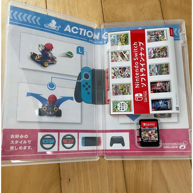 任天堂(ニンテンドウ)のマリオカート8デラックス　switch エンタメ/ホビーのゲームソフト/ゲーム機本体(家庭用ゲームソフト)の商品写真