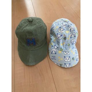 ミキハウス(mikihouse)のキッズ　キャップ　54cmサイズ　2個セット(帽子)