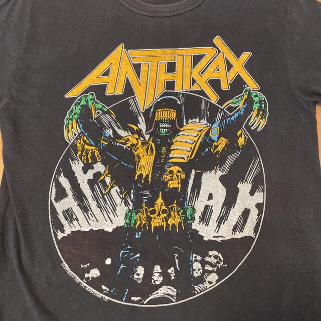 FEAR OF GOD(フィアオブゴッド)の80s ビンテージ ANTHRAX アンスラックス バンドTシャツ バンドT メンズのトップス(Tシャツ/カットソー(半袖/袖なし))の商品写真