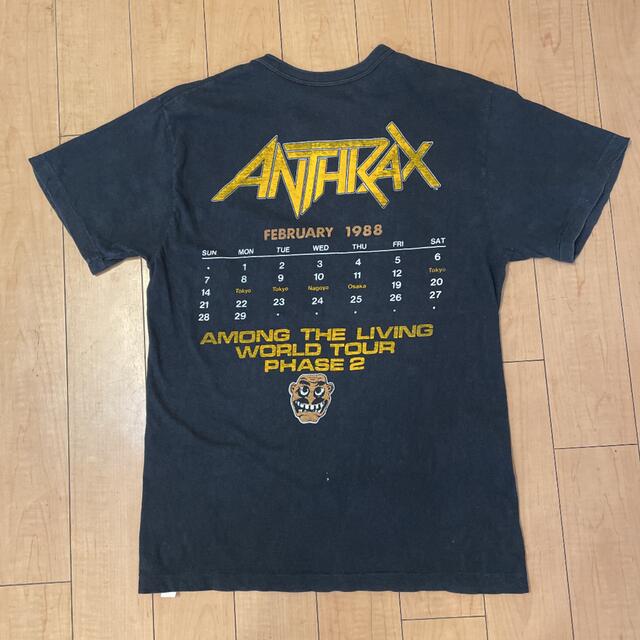 FEAR OF GOD(フィアオブゴッド)の80s ビンテージ ANTHRAX アンスラックス バンドTシャツ バンドT メンズのトップス(Tシャツ/カットソー(半袖/袖なし))の商品写真
