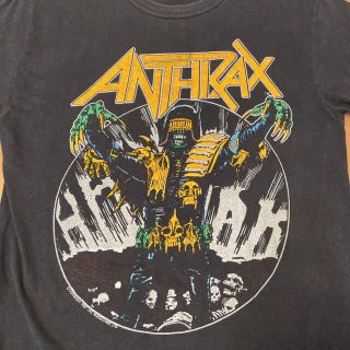 「80s ビンテージ ANTHRAX アンスラックス バンドTシャツ バンドT ...