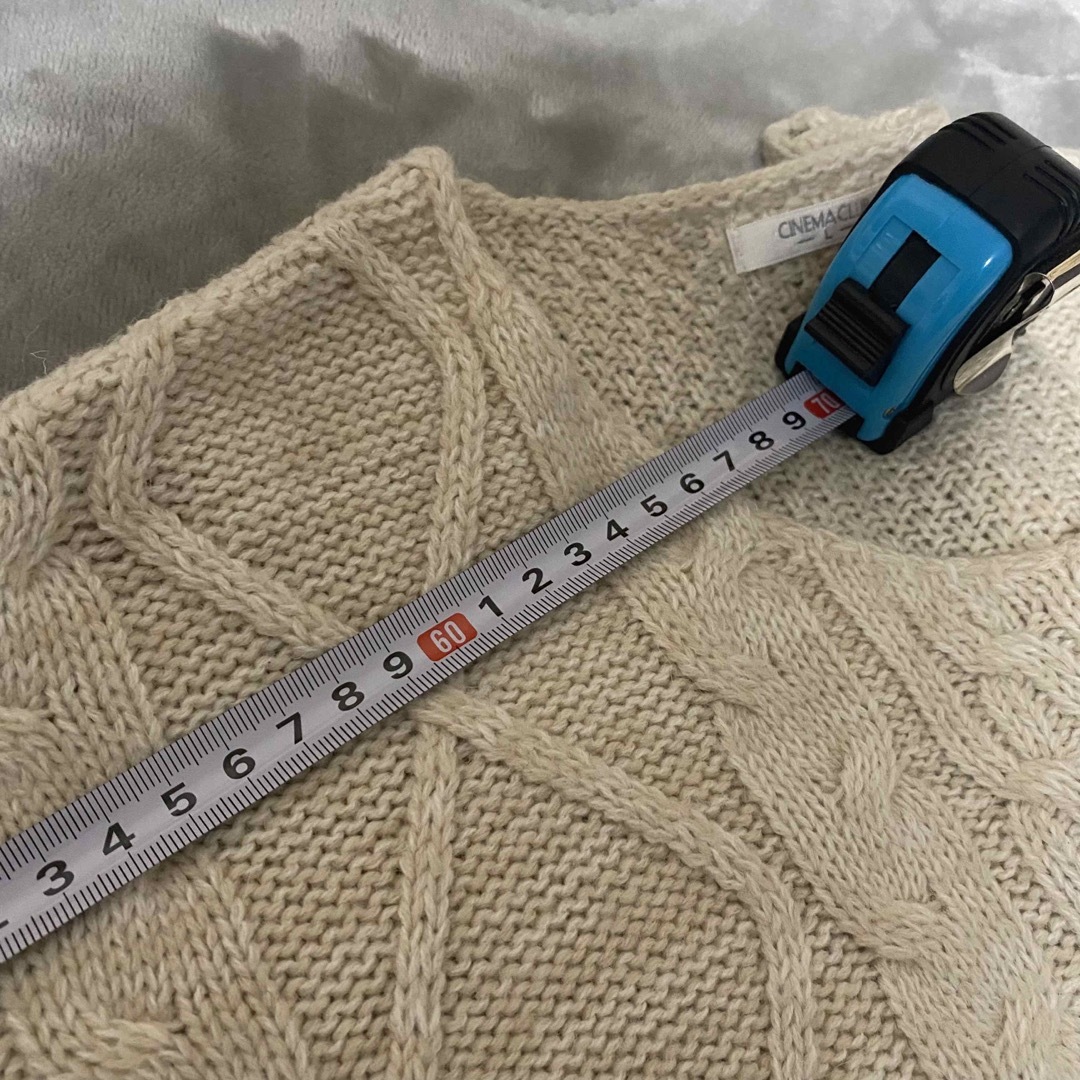 ケーブルニット セーター レディースのトップス(ニット/セーター)の商品写真