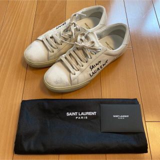 Saint Laurent - サンローラン スニーカー 38の通販|ラクマ