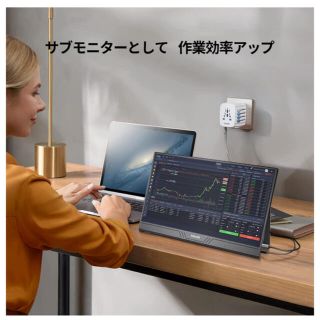 （美品）intehill QLEDモバイルモニター15.6インチ FHD