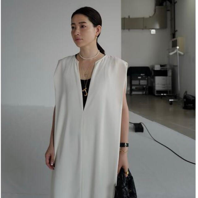 etre tokyo スリットネックボックスワンピース ETRE TOKYO スリットネックボックスワンピース
