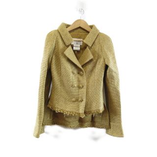 シャネル ジャケット/アウター(ゴールド/金色系)の通販 100点以上 ...