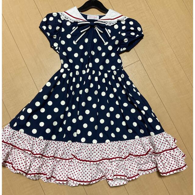 シャーリーテンプル☆ドットセーラーワンピース☆140㎝ | bombaytools.com